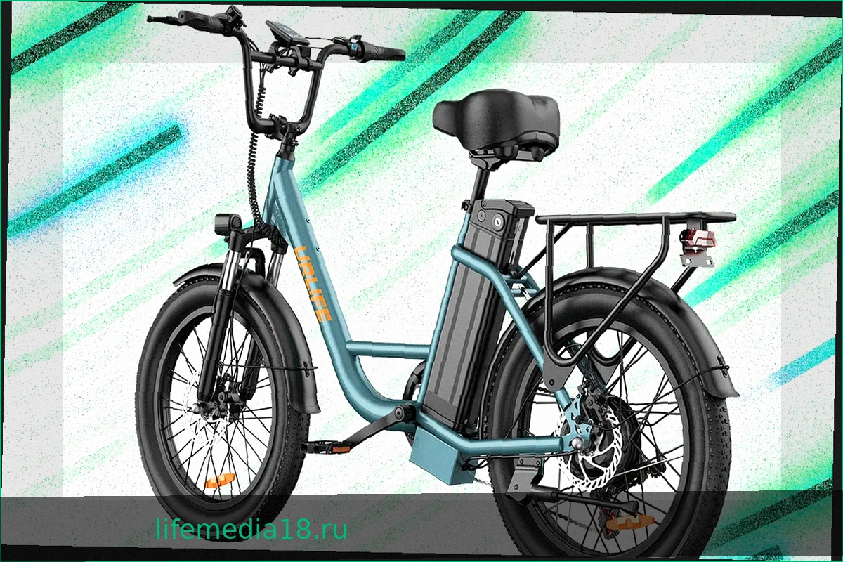 Электровелосипед UrLife E20: 1000 Вт, 48 В, до 45 км/ч и 128 км пробега за $275